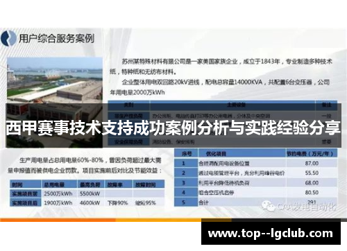 西甲赛事技术支持成功案例分析与实践经验分享